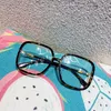 Sunglasses Frame Retro Large Square Transparent Flat Mirror Trend Personality 4 Colors