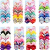 5 "hair Bow meisje kleurrijke haarspeldjes Haaraccessoires Rainbow Unicorn kids Unicorn party Christmas tondeuse 186 kleur