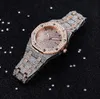 Gypsophila Diamond Watch Automatic Movement Waterproof Watch Man Simple Full Iced Out CZ Watch6234208