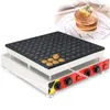 Free Shipping 100-hole Commercial Use Non-stick 110v 220v Electric 4.5cm Round Mini Pancake Maker Machine Baker Iron