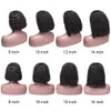 Perruque Lace Front Wig brésilienne naturelle Remy bouclée, cheveux 360, avec Baby Hair, perruque Lace Front Wig, pre-plucked, nœuds décolorés, 13*6