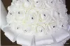 2019 bouquet de mariage Superbe cristal de mariage Bouquets de mariage Fleurs artificielles Accessoires Rose De Mariage Bouquet de mariée