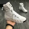 Gorąca sprzedaż - Noci0003 Czerwona Biała Czarna Mężczyzna High-Top Sneakers Wodoodporna Skóra Y3 Casual Buty Buty