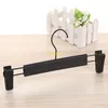 50pcs Plastic Black Hanger For Lingerie Underwear Anti-skidding Clothing Pants Skirt Clip Hangers Rack