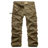 Pantalon Cargo salopette homme armée vêtements pantalon tactique Style vêtements de travail poches Combat pantalon droit