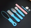 Fashion Art Accessoires 8 in 1 Pedicure Kits Rasp Foot File Callus Remover Set Blue Nail Care Tools