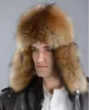 Winter Thicken Bomber Hats Dames Mannen Warm Russische Ushanka Hoed met Oor Flap PU Lederen Bont Trapper Cap Oorflap