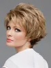 SHUOWEN Synthetic Wigs Blonde Short Simulation Human Hair Wig perruques de cheveux humains Straight Pelucas by DHL