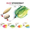 48pcs Fiske Lure Spinnerbait 19.5g / 0.688OZ Färskvatten Grunt vatten Bass Walleye Crappie minnow fiske tackle gratis frakt