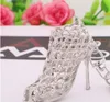 250pcs keychain Women High Heel Keychains Purse Pendant Bags Holder KeyRings