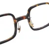 Marka Mężczyźni Okulary Ramki Vintage Kwadrat Myopia Okulary Okulary Okulary Męskie Małe Okulary Spektaklowe do obiektywu na receptę z pudełkiem