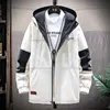 Men's Jackets Japanese Casual Men Waterproof Spring Hooded Coats Outerwear Male Hoodie Clothing Bomber Jacket Young Design EE9JK