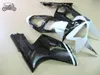 Personalizza il kit carenature iniezione per Kawasaki 2003 2004 Ninja ZX6R ZX636 03 04 ZX-6R 636 kit carenatura corpo in plastica ABS bianco nero