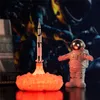 Luzes da noite 3D Imprimir Luz de transporte espacial Luz recarregável para os amantes Lua Rocket Sala Decoração Presentes