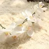 Artificial Flowers Real Touch Artificial Moth Orchid Butterfly Orchid for New House Home Wedding Festival Decoration Silk Flowers Orchids