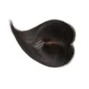 Cheveux humains Base en soie haut postiche pince en Topper pour femmes couronne en tope fait à la main amincissement perte de cheveux cheveux naturel noir9878888