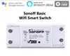 Sonoff Basic Wifi Switch DIY Wireless Remote 433MHz Domotica Light Smart Home Automation Relay Module Controller Arbeta med Alexa