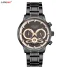 2020 Longbo Top Brand Luxury Men Watch Full Steel Band