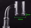 2020 New 25mm Quartz Banger Nail with Carb Cap and Terp Pearl Female Male 10mm 14mm 18mm for Dab Rig Bong