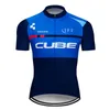 Cube Pro Team Mäns Cykling Kortärmad Jersey Road Racing Skjortor Ridning Cykeltoppar Andas utomhus Sport Maillot S210052801