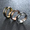 Stainless Steel Temperature band Rings Mood Emotion Couple Ring for Women Men fashion hip hop jewelry will and sandy drop ship