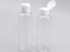 200pcs 100ML Hand Sanitizer Travel Refillable Bottle Makeup Empty Plastic Bottles Flip Cap For Liquid Lotion Cream