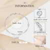 Kaletine Women Bracelet 925 STERLING Silver Clear CZ Custom Bracelets For Women White Gold Color Charm Pride Jewelry KLTB0965809829