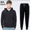 Spring Autumn New Brand Men's Clothing Youth Casual Coat Sportswear Suit Black White And Blue 3 Colors Tracksuit For Men