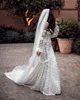 2020 인어 웨딩 드레스 레이스 Tulle Applique 스팽글 지퍼 플러스 크기 웨딩 드레스 스윕 트레인 Strapless 긴 소매 신부 가운