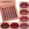 Handaiyan lipgloss buizen lippenstift sets Sexy Lippen kits Matte Vloeibare Lipsticks Set Twee Optie Waterdichte Langdurige Make-up