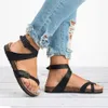 Горячие продажи - женские сандалии обувь 2019 Девушка пляж женские флопы женская обувь женщин черный коричневый 35-43