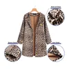 Cardigans de impressão de leopardo de outono Coats Jackets sem mangas femininos 2019 zanzea sexy fino casual zipper fora roupas de tamanho grande mulheres tops t200114