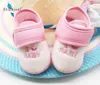 20 sztuk Mix Kolor Hurtownie Solid Bawełna Nowy Born Baby Girl Toddler First Walkers na 0-18 miesięcy Mokasyny Sneaker Crib Shoes