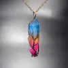 New Handmade 7Chakra Natural/Rainbow Stone tree of life Pendant Necklace for Women Men long chain statement Jewelry Gift