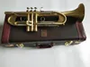 New Bach Trumpet B Tromba piana TRUMBET LT197GS-77 Musical Strumens Type Type Plating Gold Plating Tromba che gioca musica con il boccaglio
