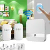 300M Waterproof LED Wireless Doorbell 52 Songs Chime Door Bell SOS EUUSUK Plug - white UK Plug