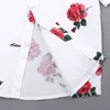 Hela barndesignerkläder pojkar Set Summer Flower Tieprinted tröjor