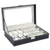 multifunctionele koffers zonnebril high-end zonnebril zonnebril Organizer Case vergrendeld Horloge Display Houder O225x