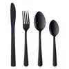 4Pcs Set Stainless Steel Dinnerware Cutlery Tableware Knife Fork Spoon Sets for Home Kitchen Restaurant Bar 8 Colors