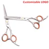 Professionell grooming sax 5.5 "6.0" Stainless raka saxar Tunna Shears Cat Dog Saxar Pet Sax Promotion Z1009