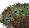 25-30 cm påfågelfjädrar Naturliga påfågelfjäder DIY Smycken Dekorativa eleganta dekorativa material 200 st / parti