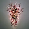 Retro Murano Lamps Sconce Ручной Врушитель Украшения Американский Стиль Цветной Стекло Арт Настенный Фонарь Для Главная Отель