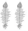 Déclaration Or Argent Boucles D'oreilles En Os De Poisson Super Flash Plein Strass Courbé Grandes Boucles D'oreilles Poisson Animal Personnalité Boucles D'oreilles Gouttes5408068