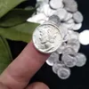 76pcs米国のコイン1916-1945さまざまな年齢の銀メッキセットの硬貨の明るい水銀コピーコイン