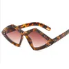 NUEVA LLEGA Diseñadora de marca Gafas de sol de diamante poligonal Mujeres HD Fashion Marco de doble color Gafas de sol Gradiente Gafas UV40313F