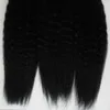 Yaki Human Hair 1g / s Coraza Yaki Micro Ring Loop Extensions 300g Kinky Proste Micro Loop Extensions