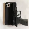 Mode 3d modell pistol telefonväska till iphone 12 pro max 11 xr xs 7 6 6s plus kreativitet skyddskåpa skal