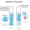 15 ml 30 ml 50 ml 80 ml 100 ml 120 ml Bouteille à pompe sans air rechargeable sous vide en plastique Bouteilles vides de voyage Portable Spray Lotion Pompe Conteneurs Pot