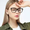 Großhandel-1,61 Anpassen der verschreibungspflichtigen fertigen polarisierten Myopie-Sonnenbrille, gesichtete Optik, modische, quadratische Katzenperlen-Sonnenbrille FML