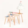 Children's wear display table Commercial Furniture landing high and low tables children clothing store shelves show storage rack